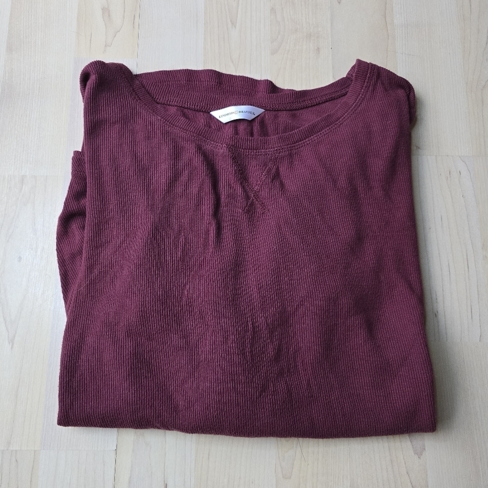 Kindred Bravely Ribbed Long Sleeve Size Large